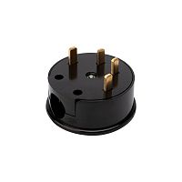 Вилка ВШ для электрической плиты 32 А, 380 В, 3Р+РЕ (ОУ) черная REXANT | код 11-8927 | REXANT