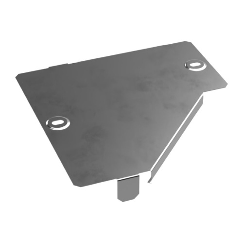 Крышка переходника левого Стандарт INOX (AISI 304) 200х100 Промрукав | код PR16.4297 | ПРОМРУКАВ