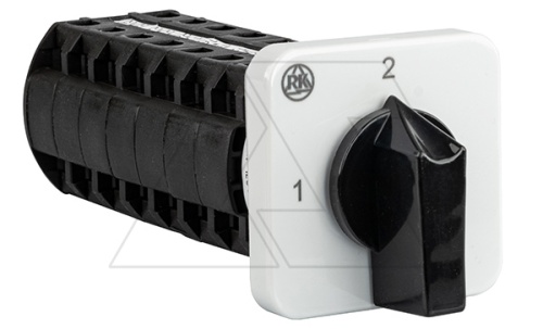 Переключатель BS 16 71 U, 6P, 20A, тип 1-2 (90°), 6NO на 1_2, на дверь, фронт IP40 | код EAC602560R | Rade Koncar