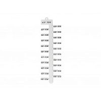 508 003, Маркировочная пластина для KKS, 15х4 мм, (белая), KIP 15W | код 0.0.0.5.08003 | KLEMSAN