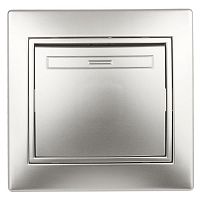 Переключатель Intro Plano 1-108-03 промежуточный, 10А-250В, IP20, СУ, алюминий | код Б0053820 | ЭРА