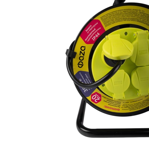 Удлинитель на катушке 4х20м с заземл. IP44 CRW-04-2000 ФАZА 5063839 фото 3