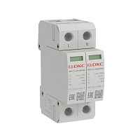УЗИП, тип 3, 2 полюса, Imax 20kA, со сменным модулем, Un 440V | код SPD-T3-2N20P440 | DKC