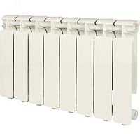 Радиатор алюминиевый секционный 350/80/8 боковое подключение | код SRA-0110-035008 | STOUT