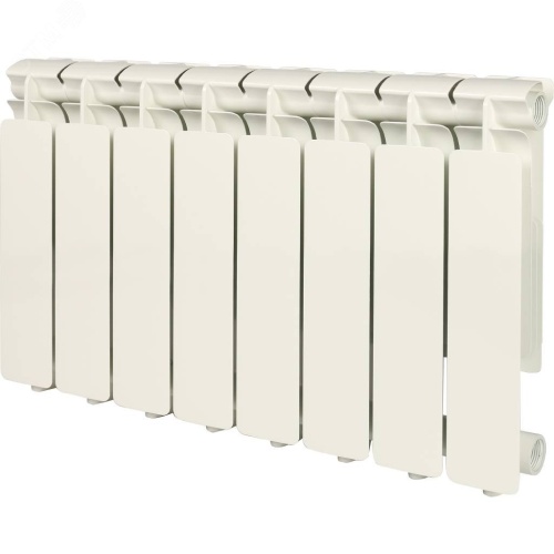 Радиатор алюминиевый секционный 350/80/8 боковое подключение | код SRA-0110-035008 | STOUT