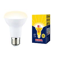 Лампа светодиодная Форма Рефлектор матовая Norma Теплый (3000K) LED-R63-11W/3000K/E27/FR/NR | код UL-00005774 | Uniel
