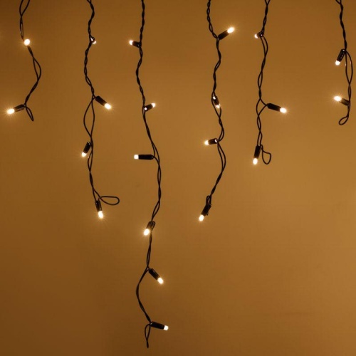 Светодиодная гирлянда ARD-EDGE-PRO-5600x900-BLACK-240LED-MILK-FLASH Warm (230V, 15W) (Ardecoled, IP65) | код 34133 | Arlight