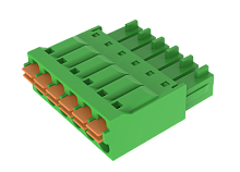 MC-RF3.50H14P Клемма MC, шаг 3.5мм, 14 конт., зел., шт | код MC-RF3.50H14P | SUPU