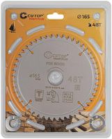 Диск пильный по дереву с тефлоновым покрытием 48Т, Profi plus, 165x1,3/2,0x30/25,4/20/16 мм | код 75-16548Т | FIT