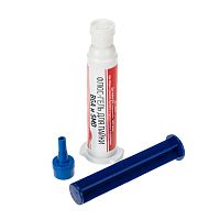 Флюс-гель для пайки REXANT, BGA и SMD, 12 мл, техно-шприц, блистер | код 09-3684 | REXANT