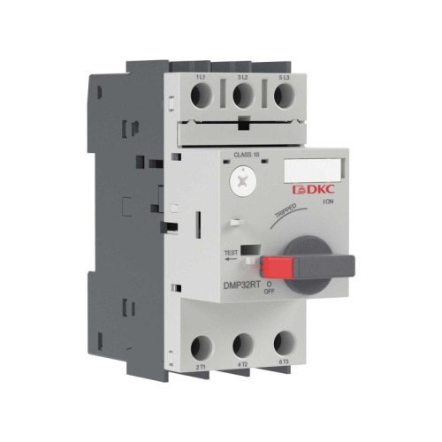 Автоматический выключатель защиты двигателя YON DMP32RT с уставкой 20-25A 3P 50kA | код DMP32RT-0025 | DKC