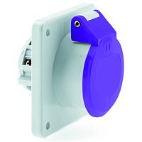 Розетка встраиваемая 32А 2п, 20-25В, IP44 фланец 55х55 Bals 4311, шт | код 4311 | Bals