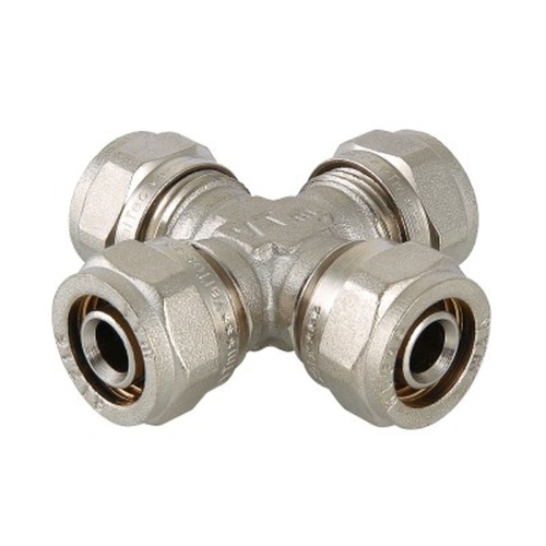 Крестовина обжимная 26х16х26х16 | код. VTm.341.N.261626 | VALTEC