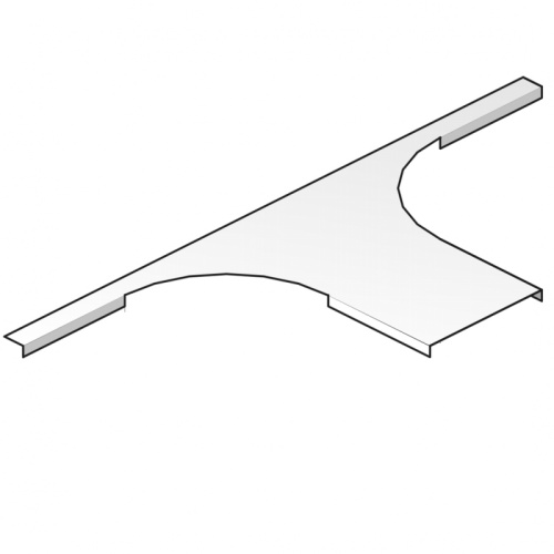 Крышка для ответвителя горизонтального 90°, 56 x 10 мм, (аналог 50х10) Сендзимир | код DAS050 | Vergokan Крышка для ответвителя горизонтального 90°, 56 x 10 мм, (аналог 50х10) Сендзимир | код DAS050 | Vergokan