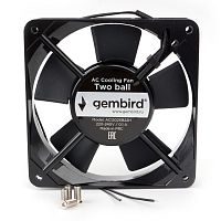 Вентилятор Gembird, 120x120x25, AC, 220, подшипник, 2 pin, провод 30 см | код AC12025B22H | Gembird