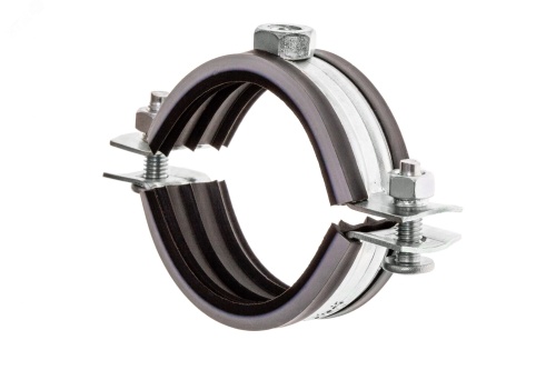 Хомут вентиляционный MAYER 100 - с РП. центр.гайка М8. боковой крепеж винт 6x22. гайка М6 | код 15 0100 R1 | MAYER,МАЙЕР