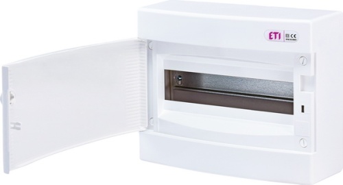 Щит наружн. распределительный ECT 12PO (12мод.белая дверь), (пластик) | код 001101006 | ETI Щит наружн. распределительный ECT 12PO (12мод.белая дверь), (пластик) | код 001101006 | ETI