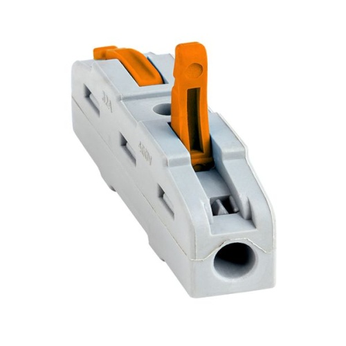 Строительно-монтажная клемма СМК 222-421 проходная 1 полюс 0,08-4мм2 (25шт,) PROxima | код plc-smk-421 | EKF фото 5