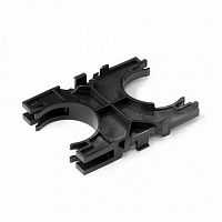 Кластер для двустенных труб d40 мм наборный, двухсторонний (1шт/уп) Промрукав | код PR13.1128 | ПРОМРУКАВ