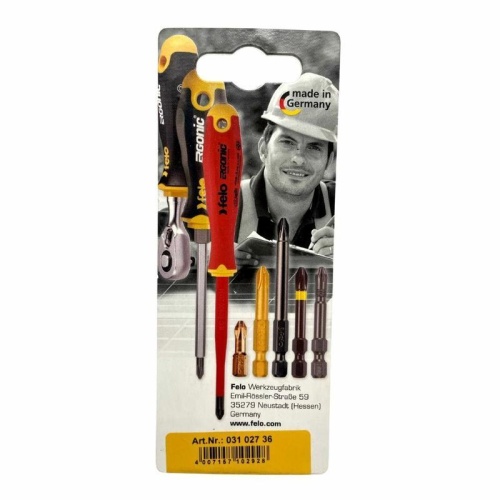 Бита крестовая PZ 2X73, серия Industrial, 2 шт в блистере | код 3102736 | Felo фото 3