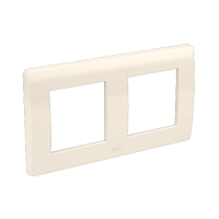 BRAVA Рамка 2 поста 4 модуля бежевая | код 75012O | DKC