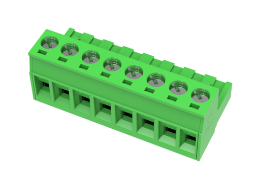 MC-RB5.08H08C-0001 Клемма MC, шаг 5.08мм, 8 конт., зел., шт | код MC-RB5.08H08C-0001 | SUPU