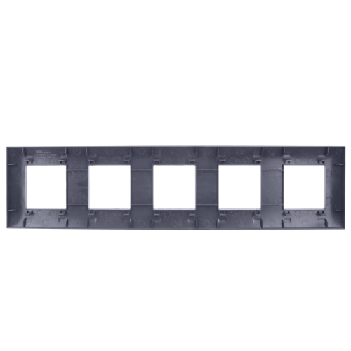 SKANDY Рамка 5-мест. SK-F05T титан IEK | код SK-M52-K48 | IEK фото 2