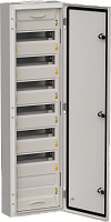 TITAN 5 Корпус мет. ЩРн-84 (1х84) 1085х310х140 IP54 сер IEK | код TI5-50-N-084-54-7035 | IEK