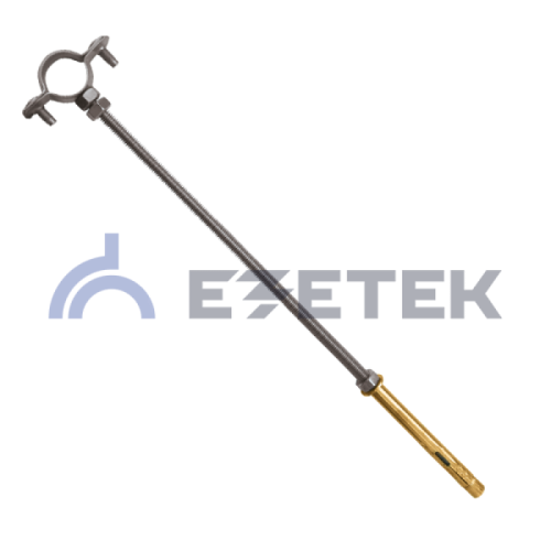 Держатель молниеприемника 330 мм, оцинкованная сталь | код 90853 | ЕЗЕТЕК