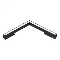 Светильник светодиодный трековый магнитный на шинопровод ДПО-24w 4000К 1920Лм 48v угловой черный | код MGN307 48728 | FERON