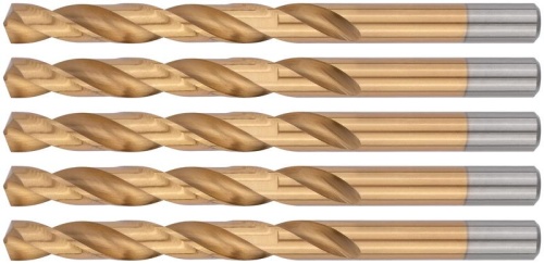 Сверла HSS по металлу, титановое покрытие 10,0 мм (5 шт) | код 34200 | FIT фото 6