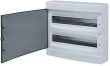 Щит распределительный навесной Unix прозрачная дверь 2х18 модулей IP40 EKF PROxima | код ux-2x18-n | EKF