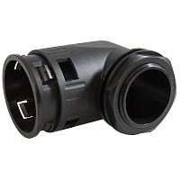 Быстрый соединитель для гофрированной трубы RUICHI QA-M50-50, IP54, угловой | код 113906 | Ruichi