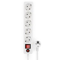 Сетевой фильтр Гарнизон ЕНLW-4 0,5 м 5 р белый | код EHLW-4 | Гарнизон