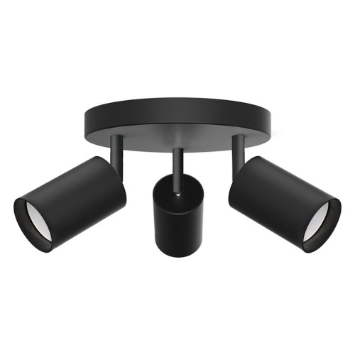 Светильник настенно-потолочный под лампу GU10 черн. FERON 41924