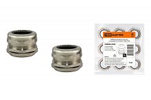 Кабельный ввод-сальник латунный М 50 (У667) IP68 TDM | код SQ0806-0304 | TDM