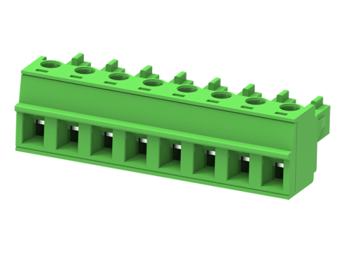 MC-RA5.08H10C Разъём гнездовой MC, шаг 5.08мм,10 конт., зел., шт | код MC-RA5.08H10C | SUPU