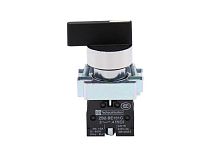 Переключатель BJ33 черный 3 положения I-0-II длинная ручка 1з+1з IP20 HLT | код 085-17-089 | HLT