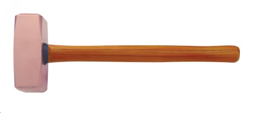Кувалда тупоносая 6 кг медь рукоятка дерево искробезопасная | код 1095255 | Hortz