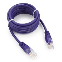 Патч-корд UTP Cablexpert PP12-2M/V кат.5e, 2м, литой, многожильный (фиолетовый) | код PP12-2M/V | Cablexpert