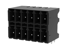 MC-DPAN3.81H12-BK-2600 Клемма МС, с защелкой, шаг 3.81мм, 12 конт. черн., шт | код MC-DPAN3.81H12-BK-2600 | SUPU