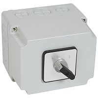Переключатель - без положения ''0'' - PR 40 - 4П - 8 контактов - в коробке 135x170 мм | код 027764 | Legrand
