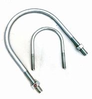 Хомут U-образный 16' М20 420-425 оцинкованная сталь ГОСТ 24137-80 с гайками | код VENT16М20UCH51 | Мир хомутов