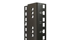 Hyperline CTRM19-32U-RAL7035 19 монтажный профиль высотой 32U с маркировкой юнитов, для шкафов TTR, TTB, цвет серый RAL7035 (2 шт. в комплекте) | код 445444 | Hyperline