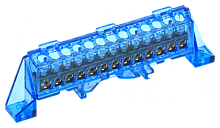 TEKFOR Шина N ноль в комб. изол. Стойка 6х9-15-С IEK | код TF-NN10-15-DP-K07 | IEK