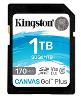 Флеш карта SDXC 1TB Kingston SDG3/1TB Canvas Go! Plus w/o adapter | код 2014414 | Kingston