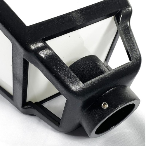 Светильник Онегин НТУ 06-150-03 опал ПММА IP44корпус черный ф60 ИУ | код 1030480136 | Элетех фото 3