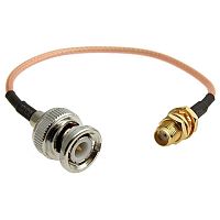 Разъём высокочастотный RUICHI BNC-J-1.5-RG316-15CM-SMA-KY-1.5, длина 15 см | код 104942 | Ruichi
