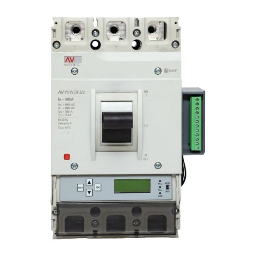 Автоматический выключатель AV POWER-3/3 400А 100kA ETU6,2 AVERES | код mccb-33-400H-6.2-av | EKF фото 4