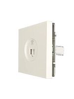 ZIMA Розетка телефонная евро слоновая кость LEZARD | код 704-9088-137 | LEZARD